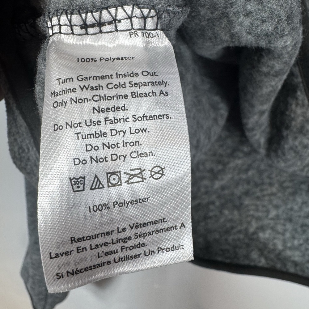 Eddie Bauer Quest 2.0 1/4 Zip Fleece Pullover Womens XL Heather Grey Charcoal - Picture 4 of 7